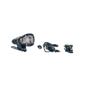 Bocina con luz para bicicletas con velocimetro y medidor de distancia
